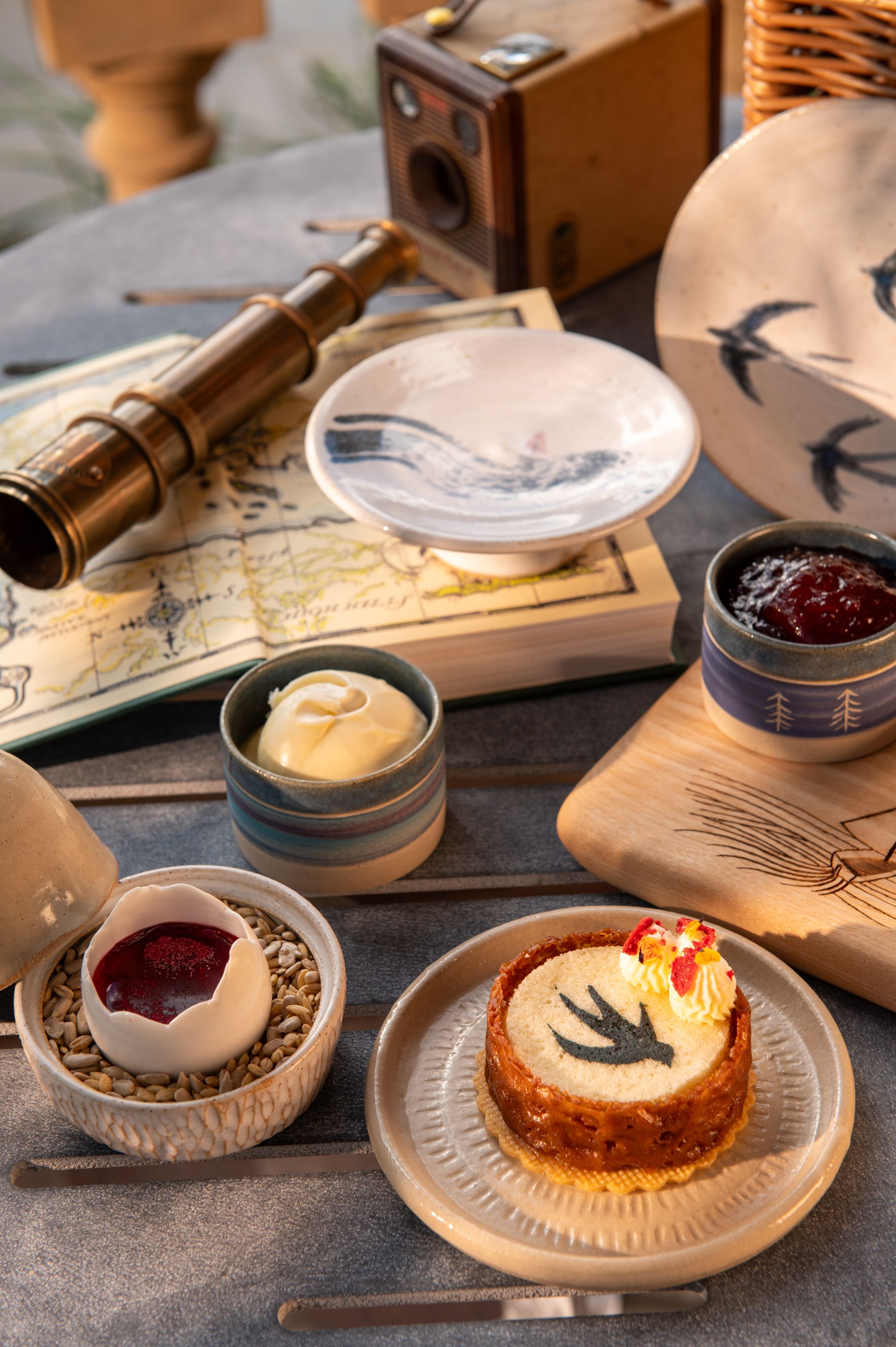 Swallows and Amazons afternoon tea close up