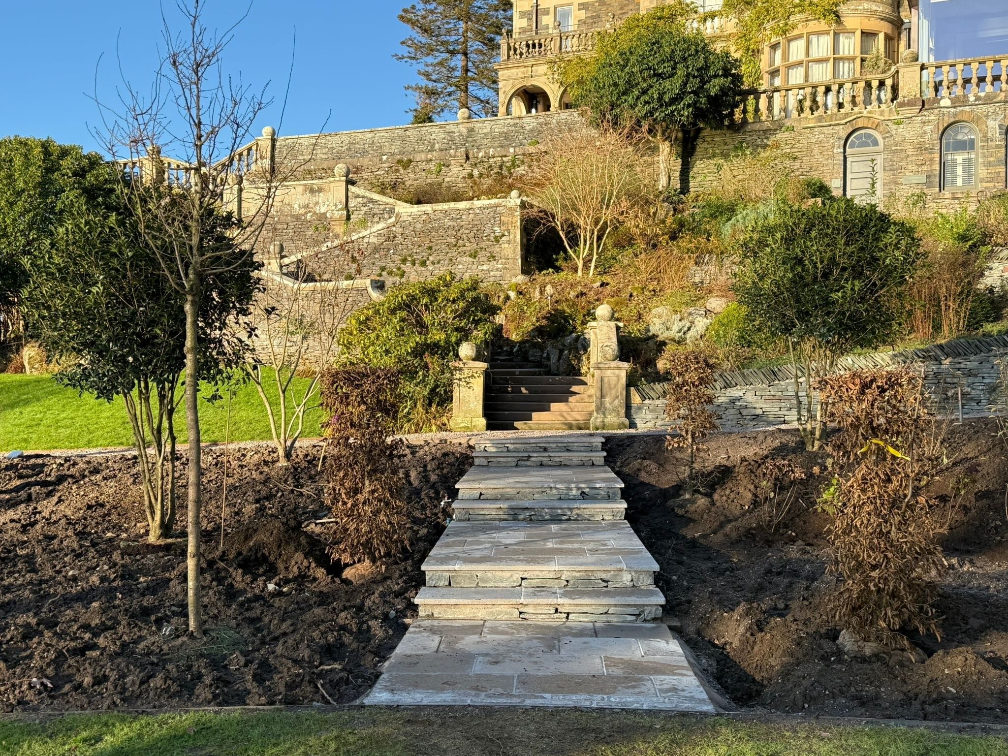 Fortunei and columns at Langdale Chase