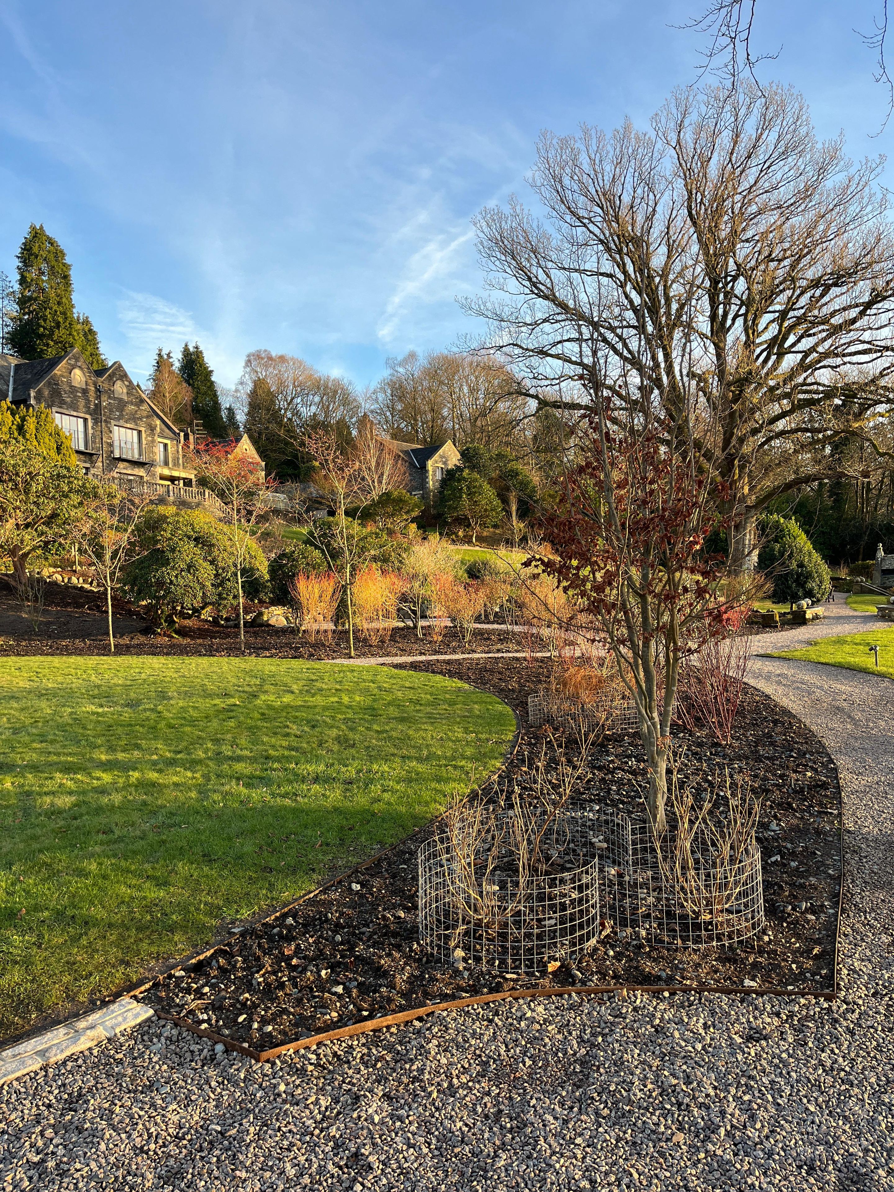 Langdale garden lawn