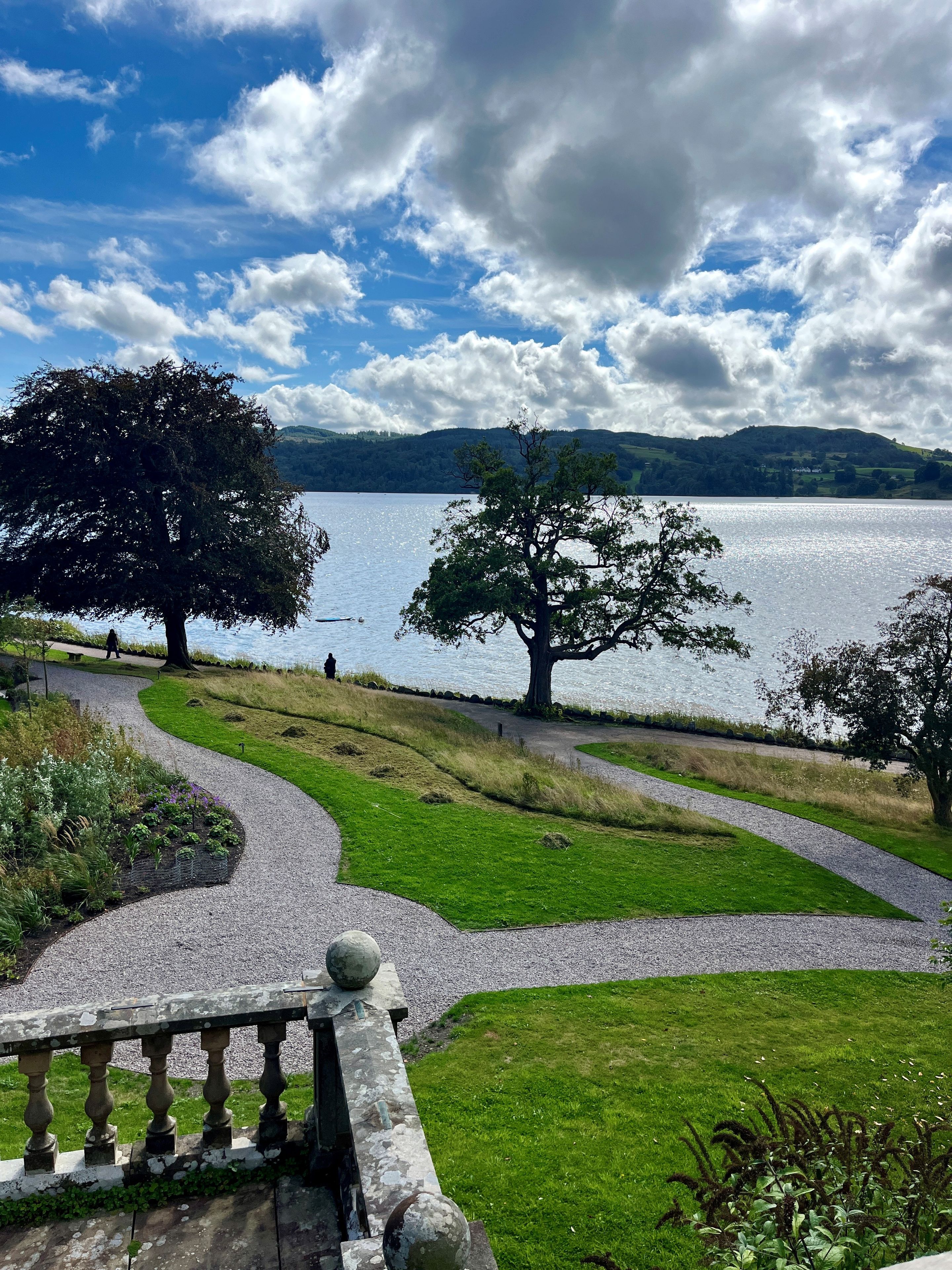 A garden view of Windermere