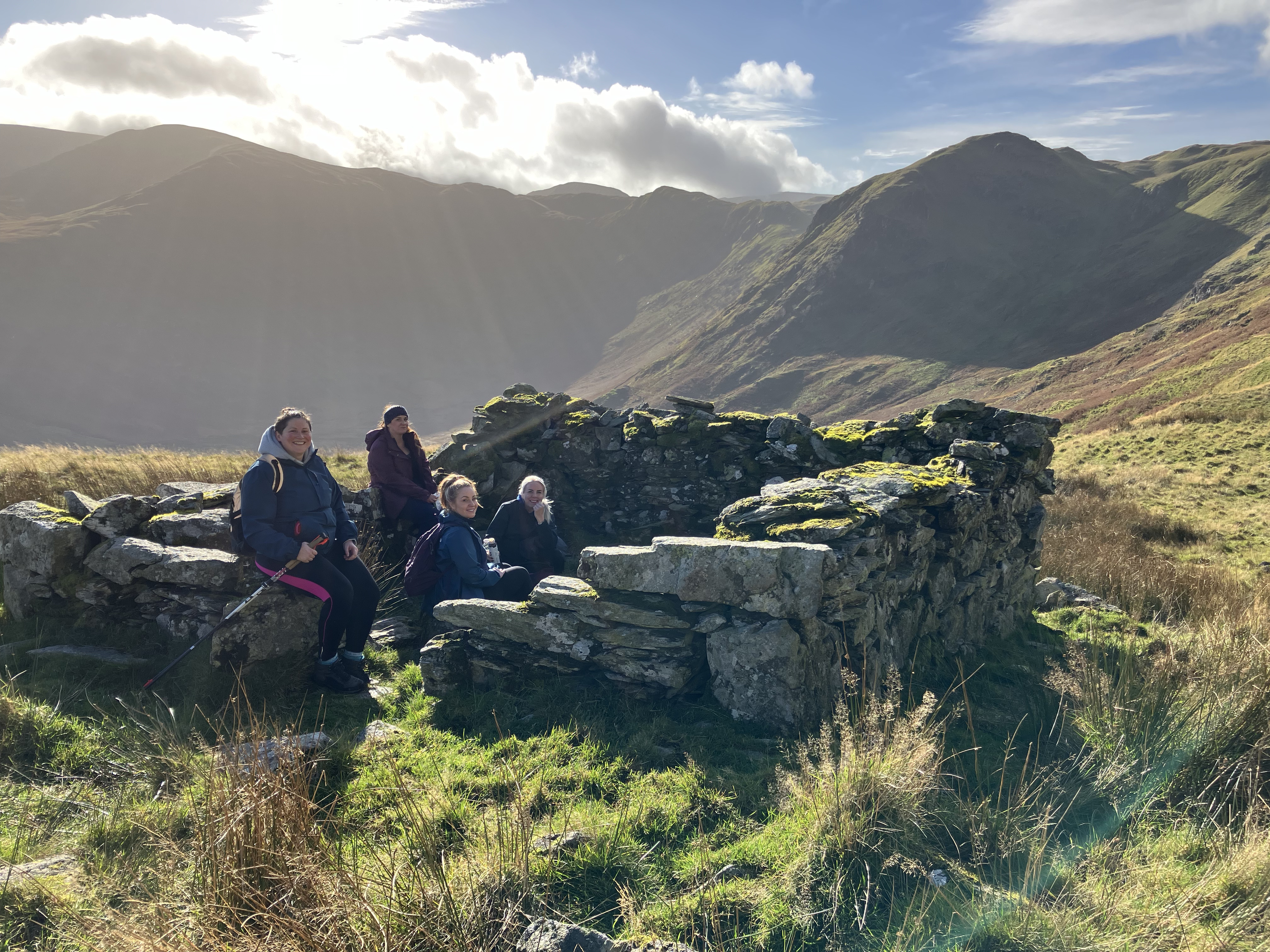 Group on a hike