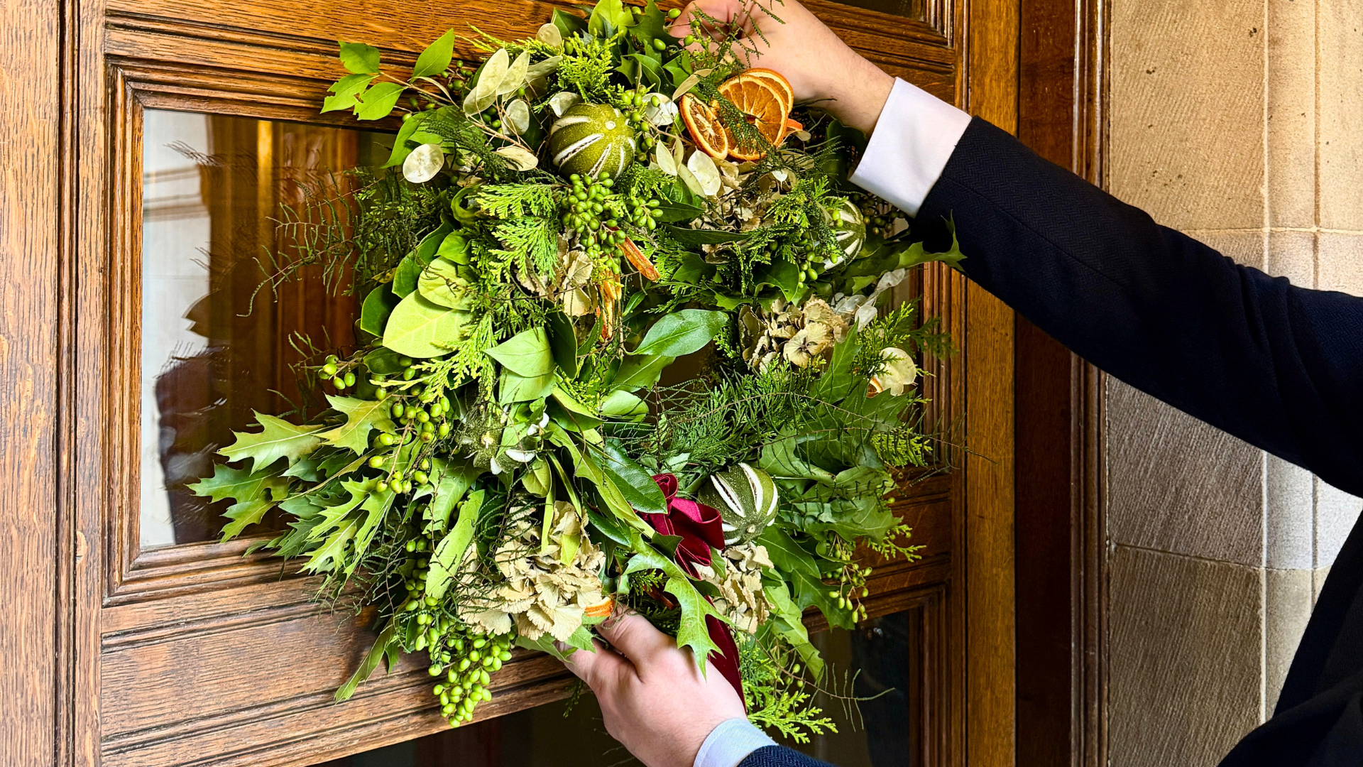 wreath for wreath making workshop